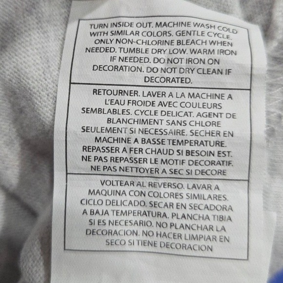 Disney Parks American Adventure Raglan Long Sleeve Mickey USA Flag Gray Medium - Picture 8 of 8